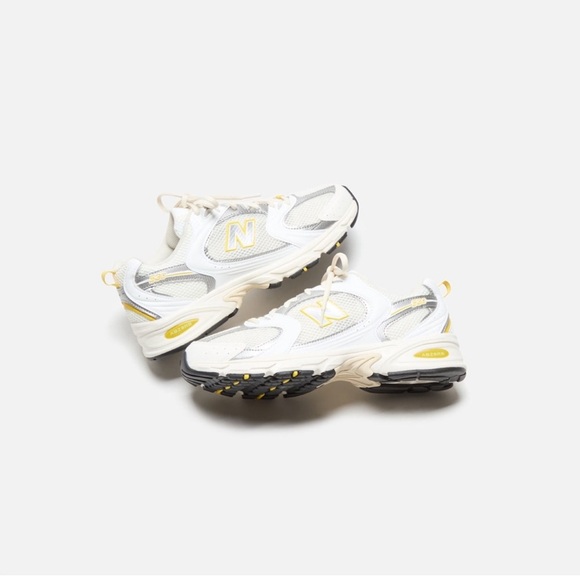 NEW BALANCE 530 SNEAKERS SEA SALT / WHITE / GINGER LEMON NEW - Picture 5 of 12